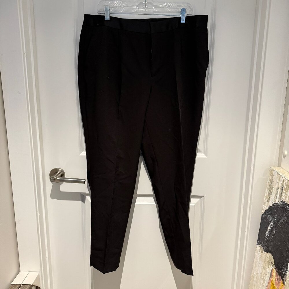 Women's Black Tuxedo Pants